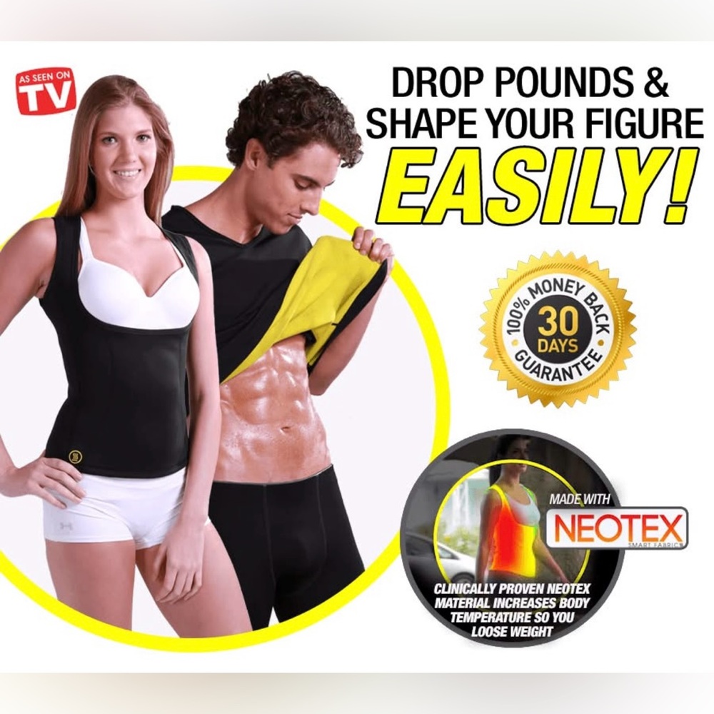 Authentic HOT SHAPERS Neotex Sweat Fabric Cami Top. NOT the knock offs.